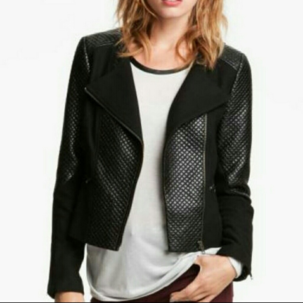 Trouve moto quilted Jacket